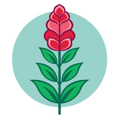 snapdragon flower icon design