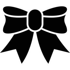 Simple vector icon bow tie