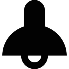 simple vector icon chandelier
