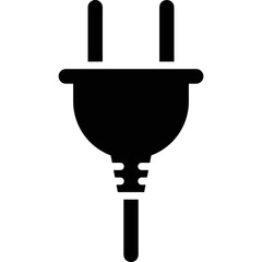 Simple vector icon plug socket