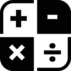 Obraz premium simple vector icon calculator