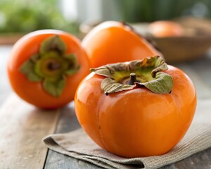 fresh persimmon fruit