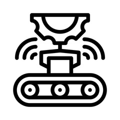 actory automation line icon
