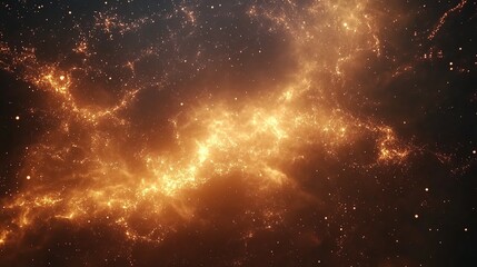 Obraz premium Dynamic Light Looping Background with Starry Effects