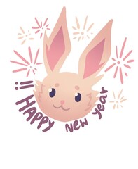 Fototapeta premium New Year Celebration with Fireworks and Festive Joy at Midnight