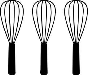 whisk isolated on white