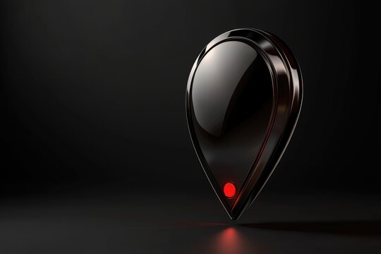 Location beacon - gps navigation pointer symbol featured digital cartography, pinpoint accuracy, travel assistance, designed within banner layout for easy use in mapping systems, navigation tool