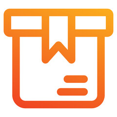 Box icon element for design