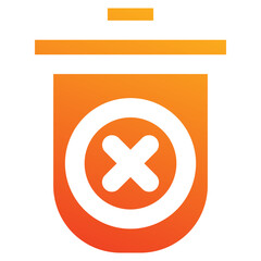 Fototapeta premium Trash icon element for design