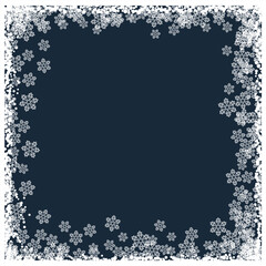 christmas snowflake border 1111