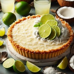 211 Key Lime Pie with Coconut Crust A tropical take on the class