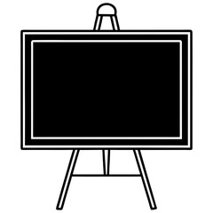 Blackboard Line Art Vector Design