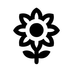 sunflower flower icon design