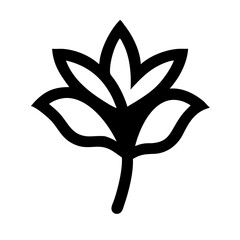 lily flower icon design