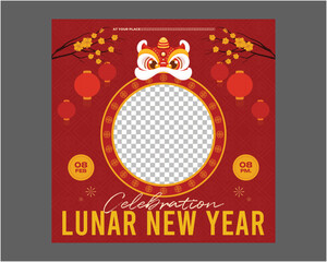 Lunar New Year Socials Media