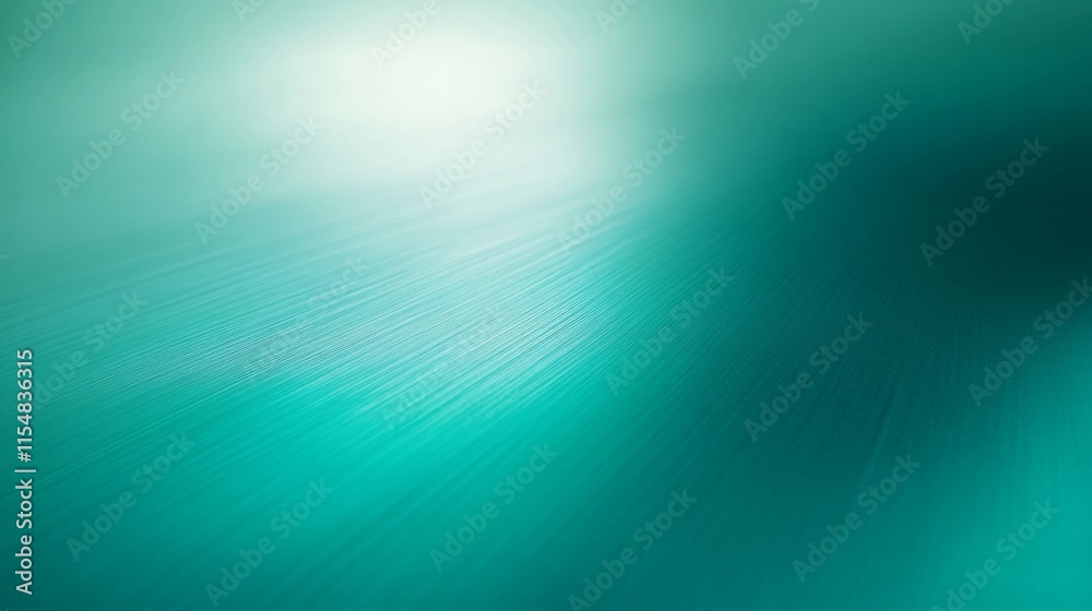 Poster a brushed steel disk featuring fine circular patterns contrasts beautifully against a light mint-gre