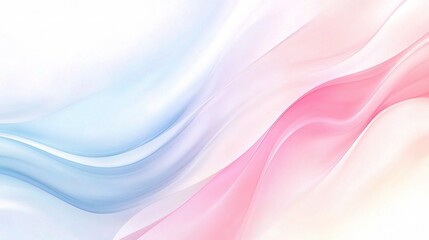 Obraz premium Soft Pastel Gradient with Wavy Lines and Gentle Texture