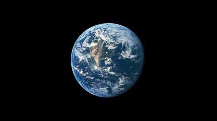 Naklejka premium Stunning View of Planet Earth from Space, North America Visible