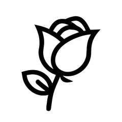 rose flower icon design