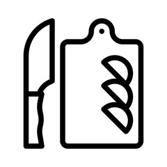 Cutting Board line icon