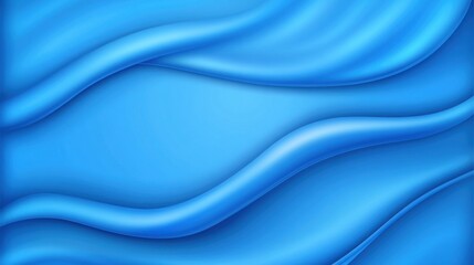 Obraz premium Abstract blue wavy background.