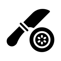 Chef Knife glyph icon