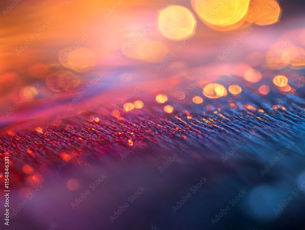 Leinwandbilder Close-up view of an abstract background filled with colorful fingerprints, blending vibrant hues and shapes while providing space for text or branding