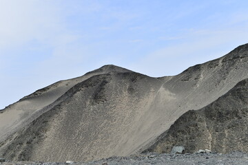Geomorphic Scenery Desert in Xinjiang, China