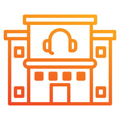 call center icon element for design