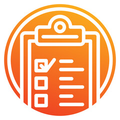 multiple choice icon element for design