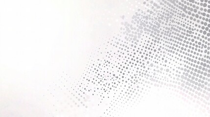 Modern Halftone Background in White and Grey Shades for Design Use