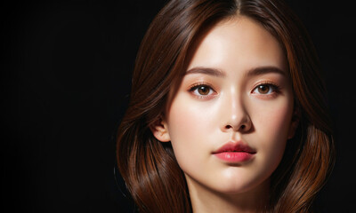 Fototapeta premium beautiful woman face