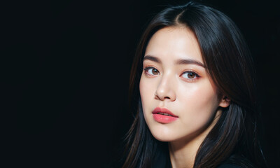 Obraz premium beautiful woman face