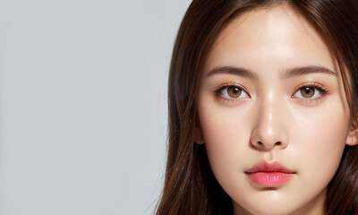 Fototapeta premium beautiful woman face