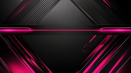 Dark Background with Intersecting Lines and Spotlights for Design Use