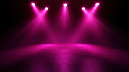 Dark Background with Intersecting Lines and Spotlights Effect