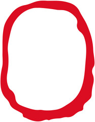 Oval empty seal