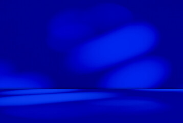 Background summer blue light wall studio room solid kitchen podium floor backdrop product scene...