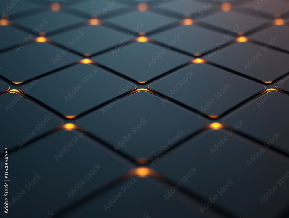 Poster An overhead view showcases a vibrant electric grid pattern with glowing sparks connecting nodes, illustrating a futuristic abstract network design with room for text