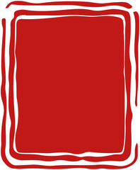 Empty seal chinese style stamp