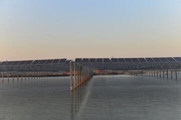 Solar panels green energy light energy