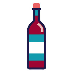wine bottle icon design