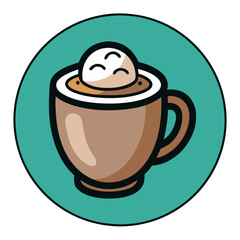 cappuccino icon design