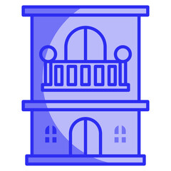 House city icon element for design