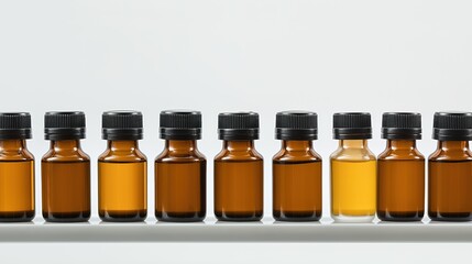 Medicine bottles neatly arranged on a wooden shelf, symbolizing the importance of organization and care in healthcare management.