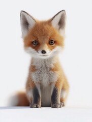 red fox cub
