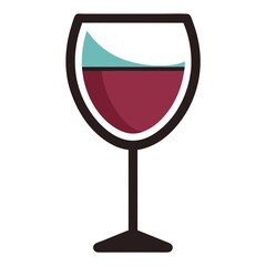 wine glass icon design