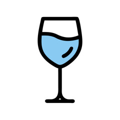 wine glass icon design