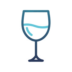 wine glass icon design