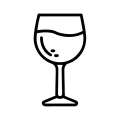 wine glass icon design